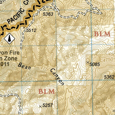 1010 PCT Scodie, Piute, and Tehachapi Mtns (map 07) Preview 3