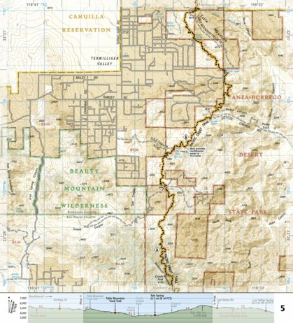 1012 PCT San Jacinto and Laguna Mtns (map 05) Preview 1