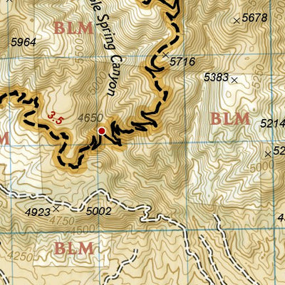 1010 PCT Scodie, Piute, and Tehachapi Mtns (map 08) Preview 2