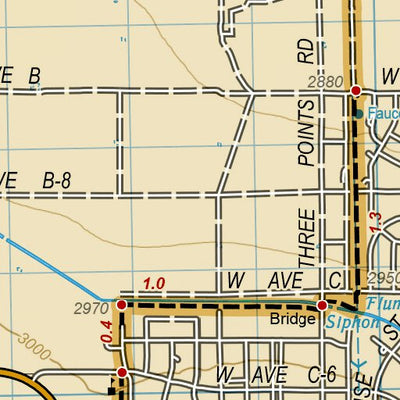 1010 PCT Scodie, Piute, and Tehachapi Mtns (map 10) Preview 2