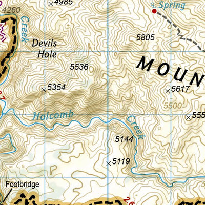 1011 PCT San Gabriel and Sand Dernardino Mtns (map 10) Preview 2