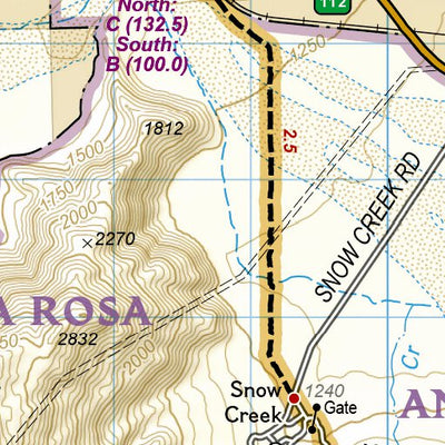 1011 PCT San Gabriel and Sand Dernardino Mtns (map 15) Preview 2