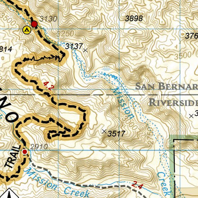1011 PCT San Gabriel and Sand Dernardino Mtns (map 14) Preview 2