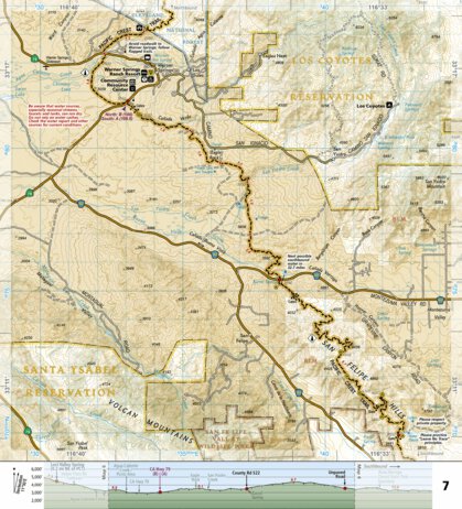 1012 PCT San Jacinto and Laguna Mtns (map 07) Preview 1