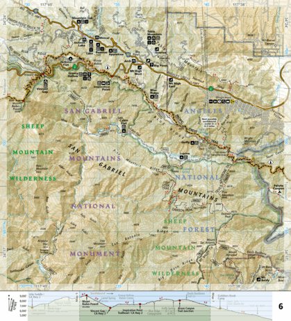 1011 PCT San Gabriel and Sand Dernardino Mtns (map 06) Preview 1