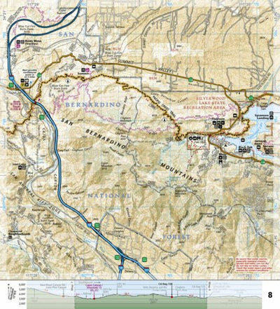 1011 PCT San Gabriel and Sand Dernardino Mtns (map 08) Preview 1