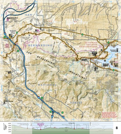 1011 PCT San Gabriel and Sand Dernardino Mtns (map 08) Preview 1
