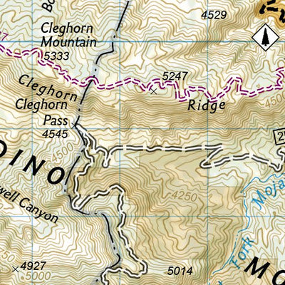 1011 PCT San Gabriel and Sand Dernardino Mtns (map 08) Preview 2