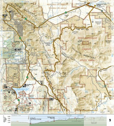 1012 PCT San Jacinto and Laguna Mtns (map 09) Preview 1