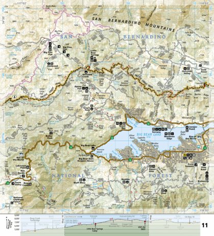1011 PCT San Gabriel and Sand Dernardino Mtns (map 11) Preview 1