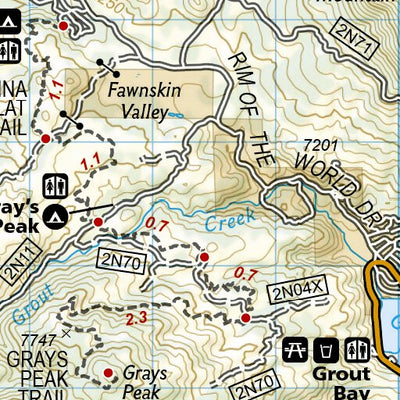 1011 PCT San Gabriel and Sand Dernardino Mtns (map 11) Preview 2