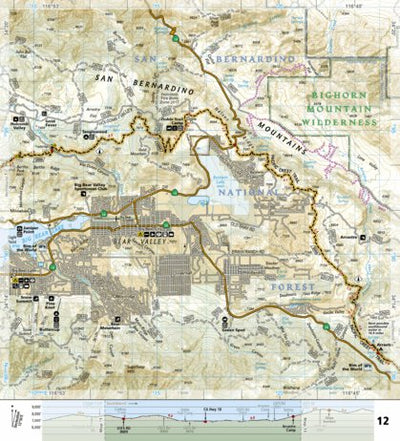 1011 PCT San Gabriel and Sand Dernardino Mtns (map 12) Preview 1