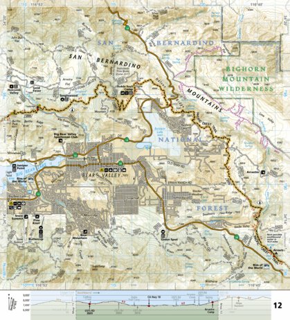 1011 PCT San Gabriel and Sand Dernardino Mtns (map 12) Preview 1