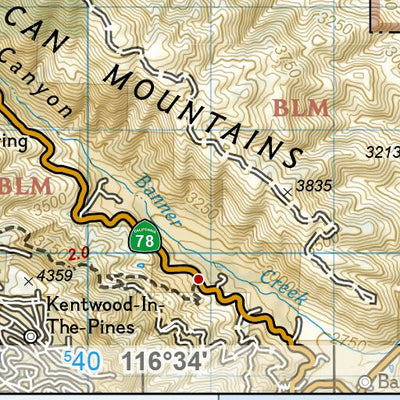 1012 PCT San Jacinto and Laguna Mtns (map 08) Preview 3