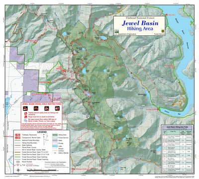 Flathead NF Jewel Basin Hiking Area 2019 Preview 1