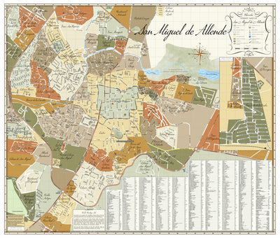 Rhonda's Street Map of San Miguel de Allende Preview 1