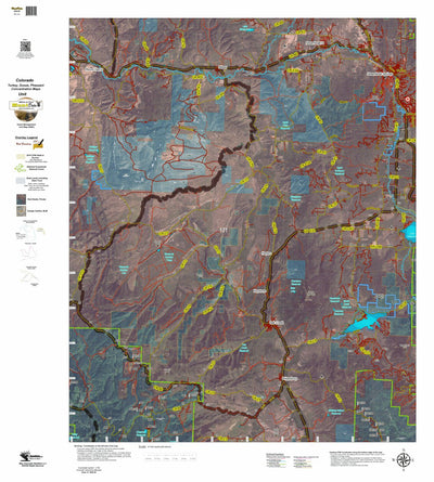 Colorado Unit 131 Turkey, Goose, and Pheasant Concentration Map Preview 1