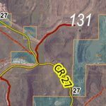 Colorado Unit 131 Turkey, Goose, and Pheasant Concentration Map Preview 2