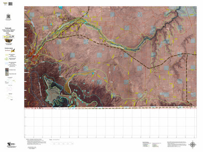 Colorado Unit 140 Turkey, Goose, and Pheasant Concentration Map Preview 1