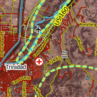 Colorado Unit 140 Turkey, Goose, and Pheasant Concentration Map Preview 3