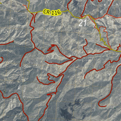 Colorado Unit 21 Turkey, Goose, and Pheasant Concentration Map Preview 2