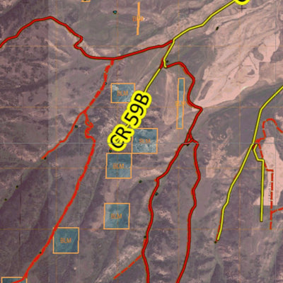 Colorado Unit 13 Turkey, Goose, and Pheasant Concentration Map Preview 2