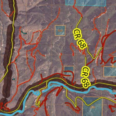 Colorado Unit 13 Turkey, Goose, and Pheasant Concentration Map Preview 3