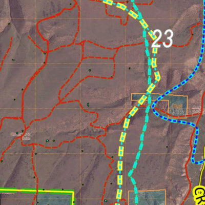 Colorado Unit 23 Turkey, Goose, and Pheasant Concentration Map Preview 2