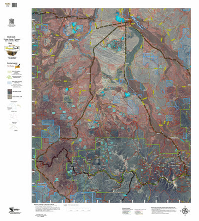 Colorado Unit 17 Turkey, Goose, and Pheasant Concentration Map Preview 1