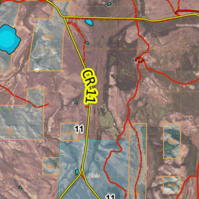 Colorado Unit 17 Turkey, Goose, and Pheasant Concentration Map Preview 2