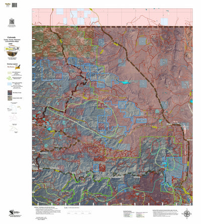Colorado Unit 191 Turkey, Goose, and Pheasant Concentration Map Preview 1