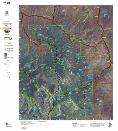 Colorado Unit 231 Turkey, Goose, and Pheasant Concentration Map Preview 1