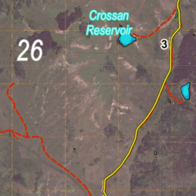 Colorado Unit 26 Turkey, Goose, and Pheasant Concentration Map Preview 2