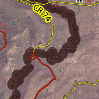 Colorado Unit 441 Turkey, Goose, and Pheasant Concentration Map Preview 2