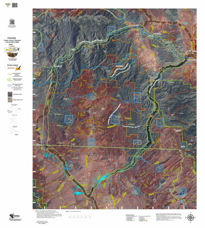 Colorado Unit 691 Turkey, Goose, and Pheasant Concentration Map Preview 1