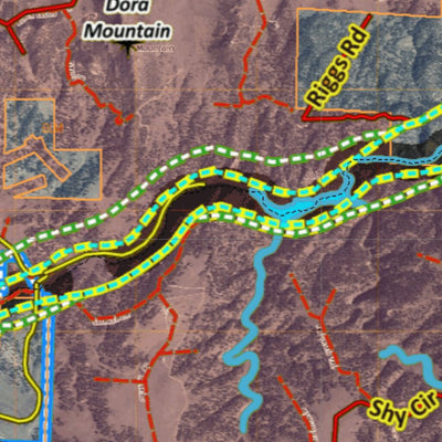 Colorado Unit 691 Turkey, Goose, and Pheasant Concentration Map Preview 3