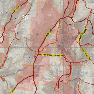 Colorado Unit 30 Turkey, Goose, and Pheasant Concentration Map Preview 2