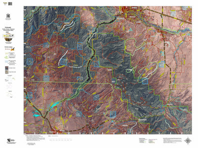 Colorado Unit 69 Turkey, Goose, and Pheasant Concentration Map Preview 1