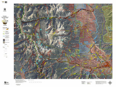 Colorado Unit 56 Turkey, Goose, and Pheasant Concentration Map Preview 1