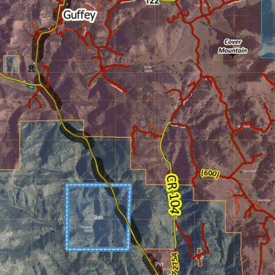 Colorado Unit 581 Turkey, Goose, and Pheasant Concentration Map Preview 2