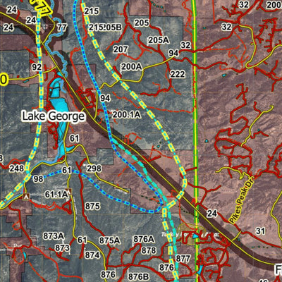 Colorado Unit 581 Turkey, Goose, and Pheasant Concentration Map Preview 3