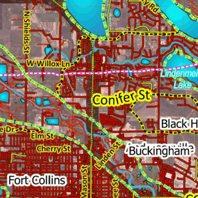 Colorado Unit 9 Turkey, Goose, and Pheasant Concentration Map Preview 3