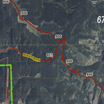 Colorado Unit 67 Turkey, Goose, and Pheasant Concentration Map Preview 2