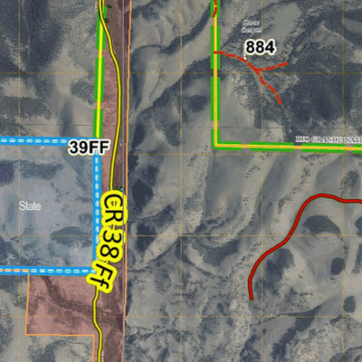 Colorado Unit 681 Turkey, Goose, and Pheasant Concentration Map Preview 2