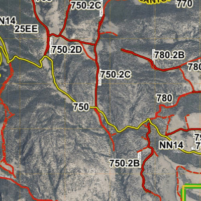 Colorado Unit 681 Turkey, Goose, and Pheasant Concentration Map Preview 3