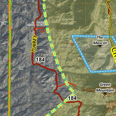 Colorado Unit 57 Turkey, Goose, and Pheasant Concentration Map Preview 2