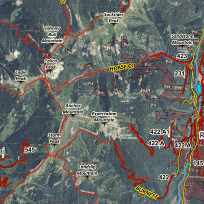 Colorado Unit 74 Turkey, Goose, and Pheasant Concentration Map Preview 3