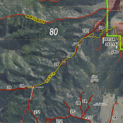 Colorado Unit 80 Turkey, Goose, and Pheasant Concentration Map Preview 2