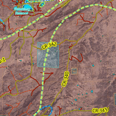 Colorado Unit 85 Turkey, Goose, and Pheasant Concentration Map Preview 3