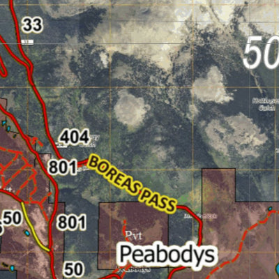 Colorado Unit 500 Turkey, Goose, and Pheasant Concentration Map Preview 2